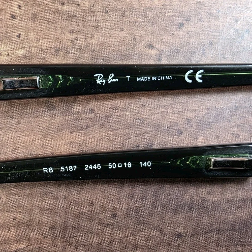 RAY BAN RB 5187 2445 140mm TORTOISE TEMPLE ARM PARTS